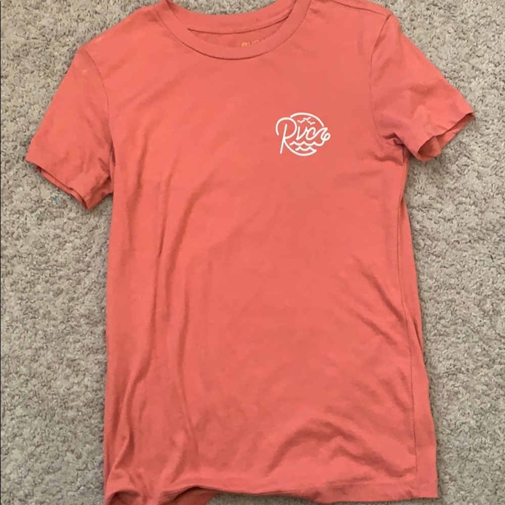 Orange RVCA tee